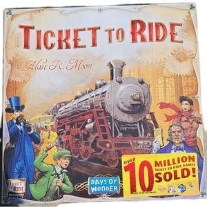Days of Wonder Ticket to Ride  Alan R Moon Boardgame 7201 New Sealed